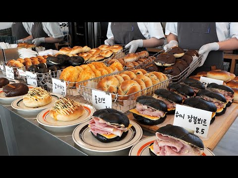 Видео: нью-йоркский стиль приготовление бутербродов с ветчиной и сыром - корейское кафе