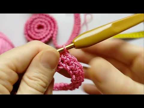 Видео: Элемент ирландского кружева, для сумки.  Видео 2