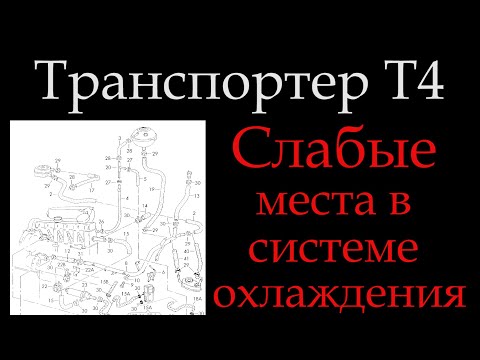 Видео: Т4 Фланцы и патрубки выходящие из строя быстрее всего / Т4 система охлаждения / проблемы