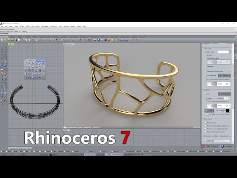 Видео: Создание браслета в Rhino 7