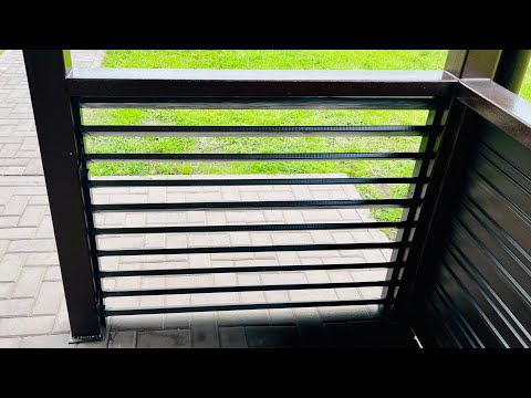 Видео: Жалюзи на веранду
