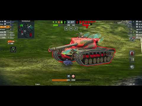 Видео: WOT BLITZ ИС-8 мастер блайнд шот