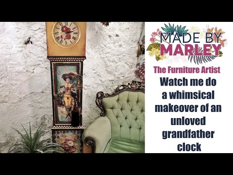 Видео: Посмотрите, как я причудливо преображаю нелюбимые напольные часы