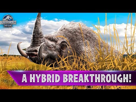 Видео: Кайнозойский гибрид Эласмотерия Jurassic World The Game
