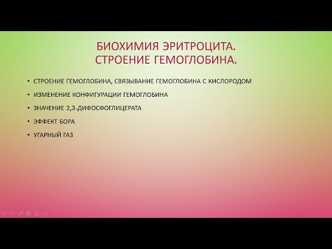 Видео: Строение гемоглобина. Эффект Бора