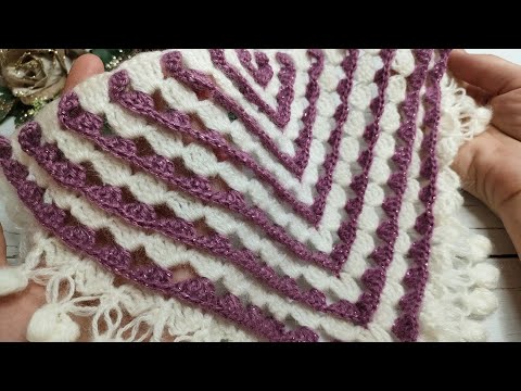 Видео: Такую ШАЛЬ Вы точно не вязали ✨ Crochet shawl ✨