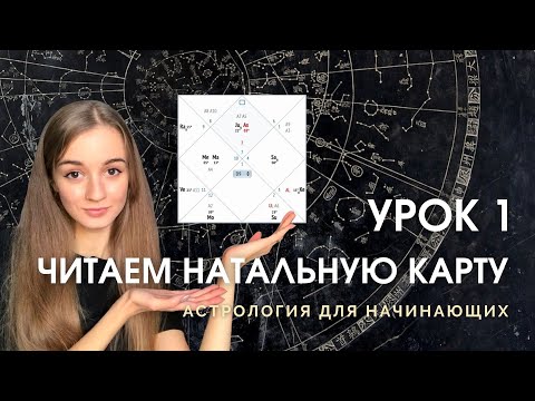 Видео: Чтение натальной карты. Урок 1. Астрология для начинающих.