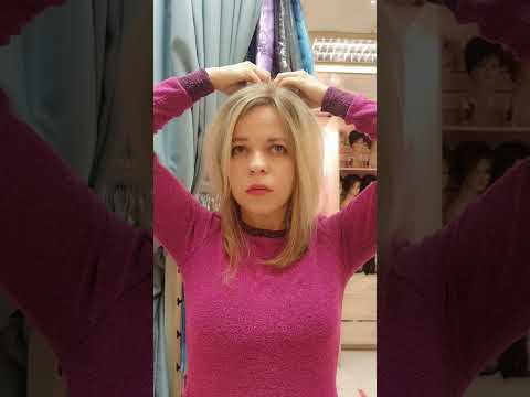 Видео: Накладка на волосы Moresso  - скрываем алопецию (выпадение волос)