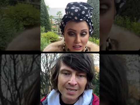 Видео: Лена Ленина и Прохор Шаляпин прямой эфир Инстаграм 31 10 2021