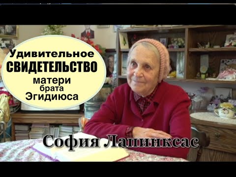 Видео: Удивительное свидетельство Софии Лапинксас  - Вячеслав Бойнецкий