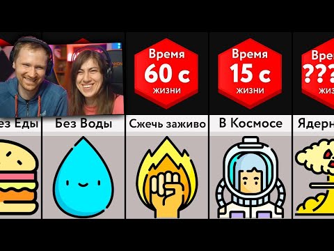 Видео: Сравнение: Сколько ты Продержишься? | РЕАКЦИЯ на Мир Сравнений