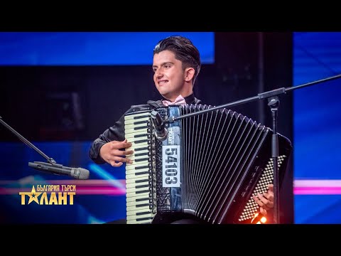 Видео: Цветан Стоянов свири на акордеон I България търси талант