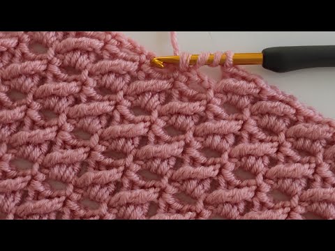 Видео: 💯👌НЕВЕРОЯТНО ПРОСТОЙ узор детского пледа крючком для начинающих - как связать пледик крючком