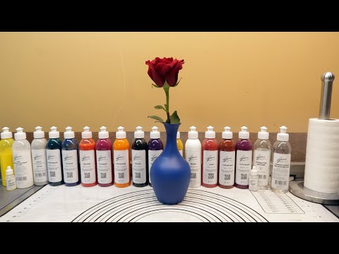 Видео: Exmix - Технология покраски 3D FDM  печатных моделей. Exmix - FDM 3D painting.