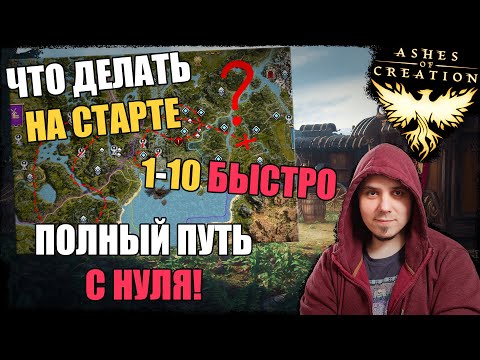 Видео: Ashes Of Creation: первые шаги. Что делать на старте?