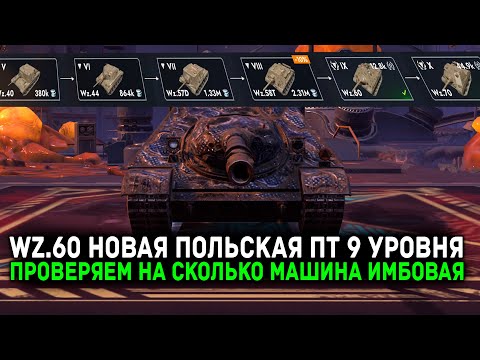 Видео: НОВАЯ ПТ-САУ 9 УРОВНЯ WZ.60 - ВСЕ ЛИ ТАК ХОРОШО С ЭТОЙ ПТ? | Tanks Blitz