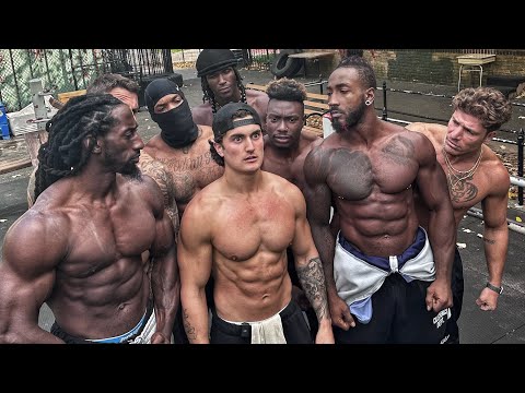 Видео: ⁠​⁠@JesseJamesWest пробует сложную тренировку по калистенике ⁠​⁠@BrolyGainz007