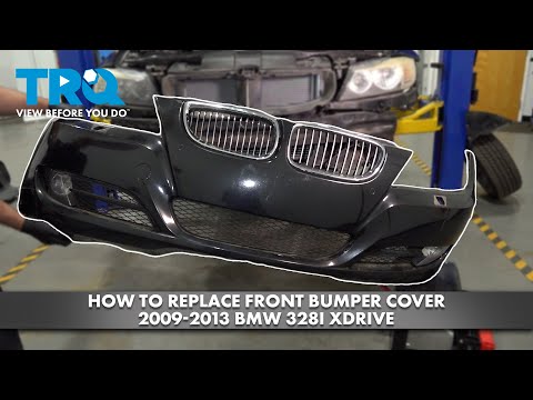 Видео: Как заменить накладку переднего бампера на BMW 328i 2009-2013 годов