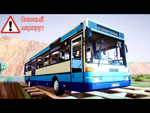 Видео: Опасный маршрут на Mercedes Benz O407 Proton Bus Simulator
