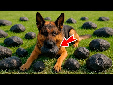 Видео: Собака приносила странные камни из леса. Хозяин звонит в полицию, когда понимает, что это...