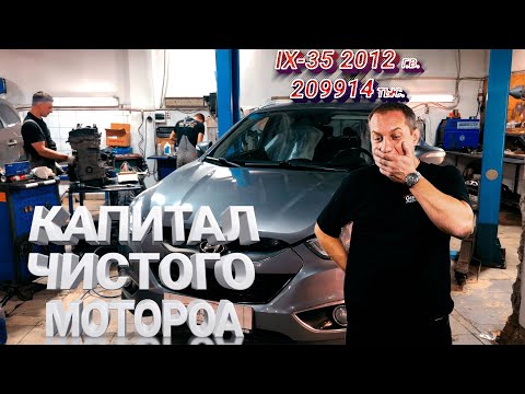 Видео: Стук G4KD Hyundai IX-35 задиры цилиндров. Капитальный ремонт двигателя