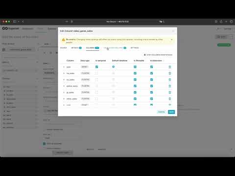 Видео: Apache Superset Интерфейс + Первый чарт + Первый дашборд