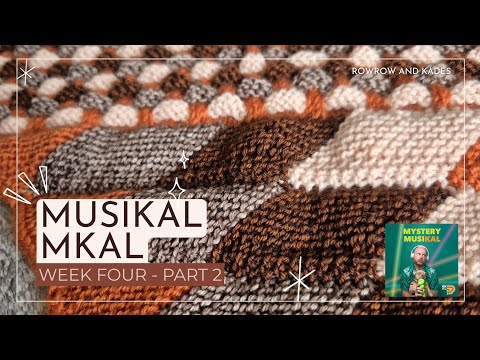 Видео: Покоряем 4-ю неделю таинственного вязания шали Стивена Уэста!