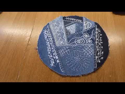 Видео: Из лоскутков джинсы получилось такое красивое изделие/Видео из архива канала.