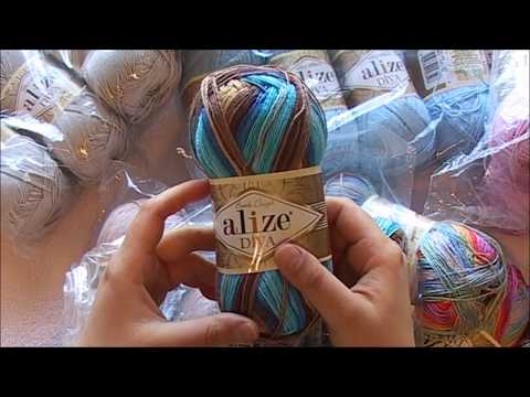 Видео: Обзор пряжи, планы на месяц