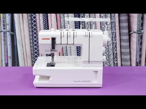 Видео: Janome CoverPro 2000cpx - Обзор плоскошовной машины
