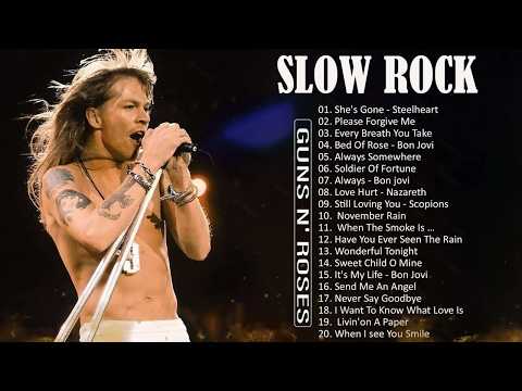 Видео: Guns N Roses, Led Zeppelin, Bon Jovi, Aerosmith, Scorpions, Air Supply — медленные рок-песни о лю...