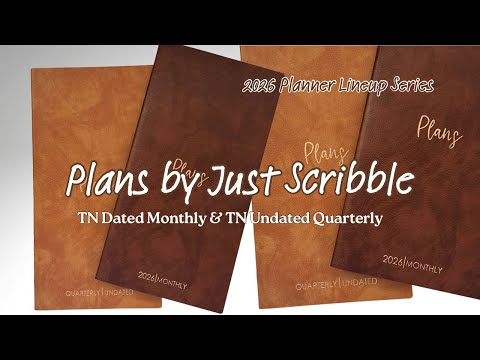 Видео: Планы Just Scribble | Ежемесячные и ежеквартальные планы TN | Обзор и настройка