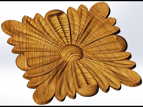 Видео: Моделирование декоративной розетки 2