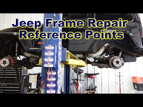 Видео: Ремонт рамы Jeep Wrangler........Нахождение ориентиров