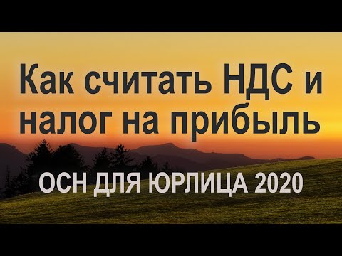 Видео: Как считать НДС и налог на прибыль. ОСН для юрлица 2020. #БелыеНалоги2020