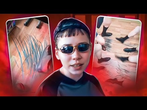 Видео: ШКОЛЬНИКИ РИСУЮТ ПОЛОСКИ ОБУВЬЮ НА ПОЛУ - СО МНОЙ ВОЮЕТ САТАНА