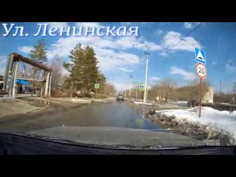 Видео: Приморский край, посёлок Новошахтинский, март 2020 г.