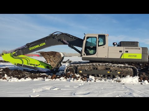 Видео: Обзор экскаватора ZOOMLION ZE370E