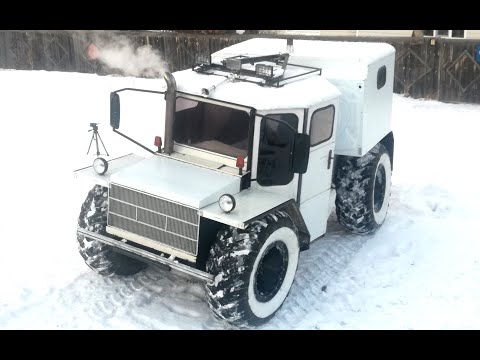 Видео: Вездеход переломка на шинах низкого давления  Доработка мелочей