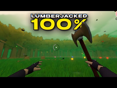 Видео: Я прошел LUMBERJACKED на 100% и сошел с ума...