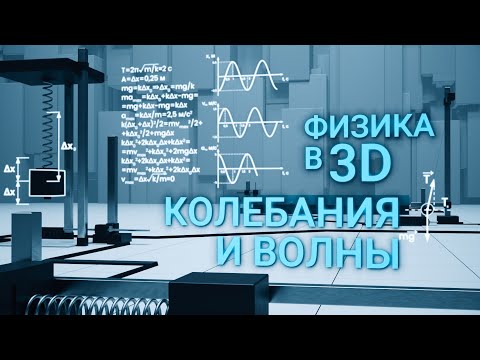 Видео: 7. Колебания и волны. Математический и пружинный маятники. Поперечная волна.