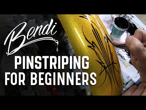 Видео: Как рисовать пинстрайп — пинстрайпинг для начинающих