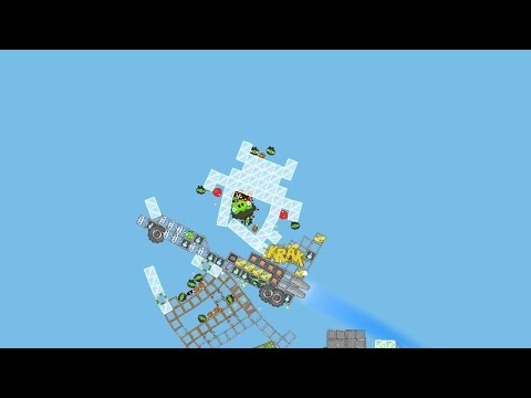 Видео: Самолёт уничтожает angry birds Bad piggies часть-56