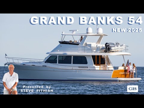 Видео: Grand Banks 54 (НОВИНКА, модель 2025 года) — прохождение со Стивом Фитианом на FLIBS 2024