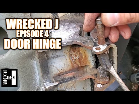 Видео: Петли водительской двери Jeep Cherokee XJ — поврежденная дверь, эпизод 4, восстановлена