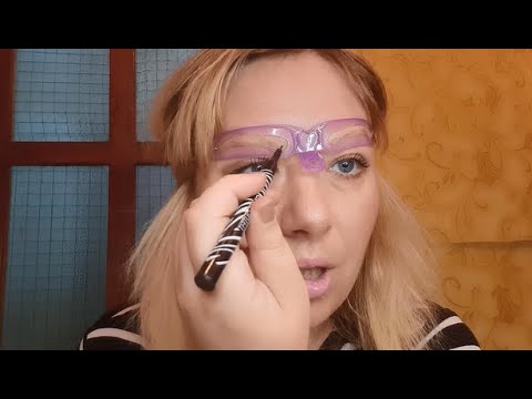 Видео: Брови с Алиэкспресс| ТЕСТИРУЮ разные формы| Oльга щепотка ням