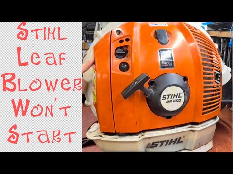 Видео: Воздуходувка Stihl BR600 не заводится, выясните причину!
