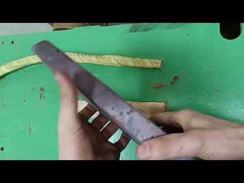 Видео: Х12МФ режем канат тестируем кромку
