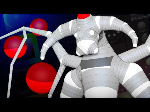 Видео: ZSphere в ZBrush  с нуля. Как испольвать ZSketch и ZSphere в ZBrush