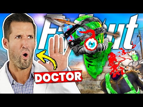 Видео: ВРАЧ смотрит на самые БЕЗУМНЫЕ травмы из Fallout